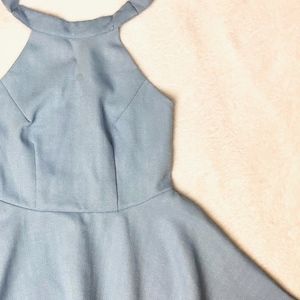 Windsor Flirty A-line Halter mini dress